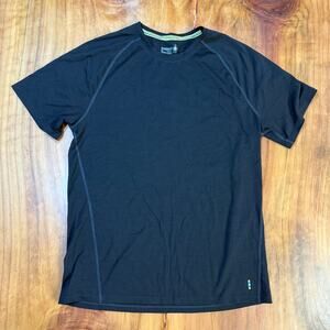 Smartwool Shirt Mens M Merino Wool Knit Short Sleeve 150 Baselayer Crew Y3-21